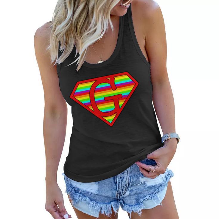 Super Gay Logo Women Flowy Tank