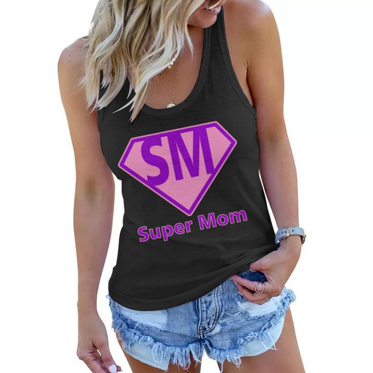 Super Mom Graphic Design Printed Casual Daily Basic Women Flowy Tank