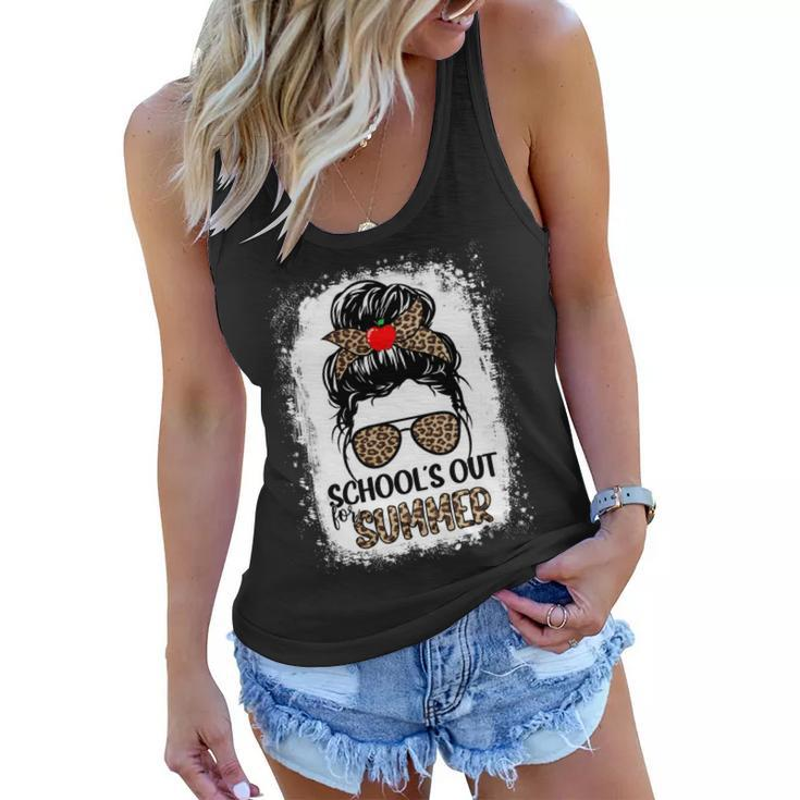 Teacher End Of Year Shirt Schools Out For Summer Last Day Women Flowy Tank