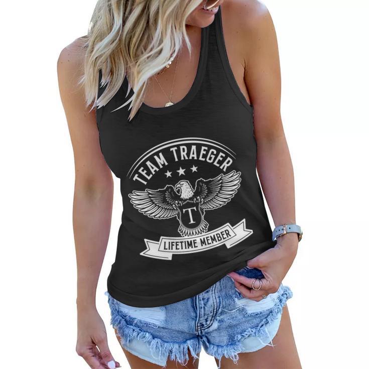 Team Traegers Proud Of Member Family Vintage Tshirt Women Flowy Tank