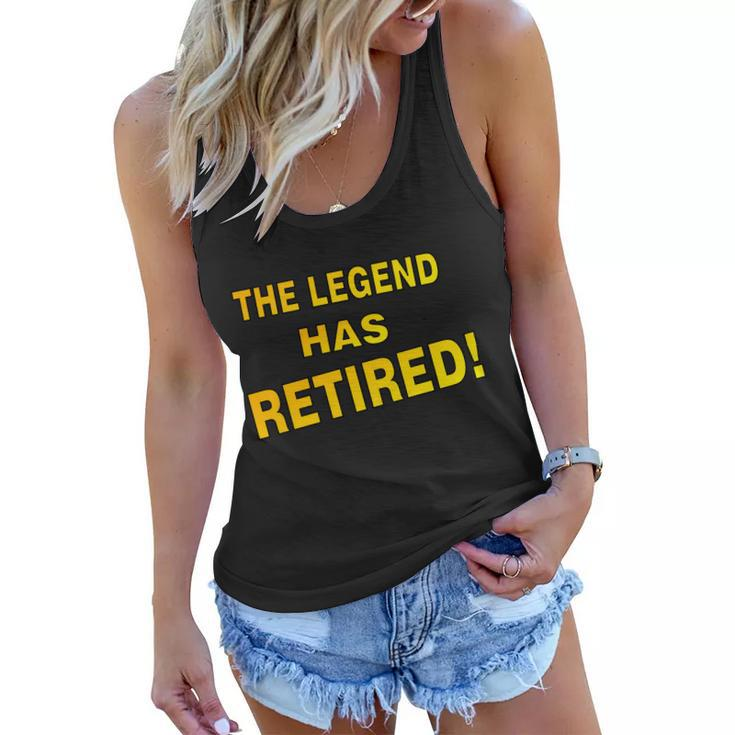 The Legend Has Retired Women Flowy Tank