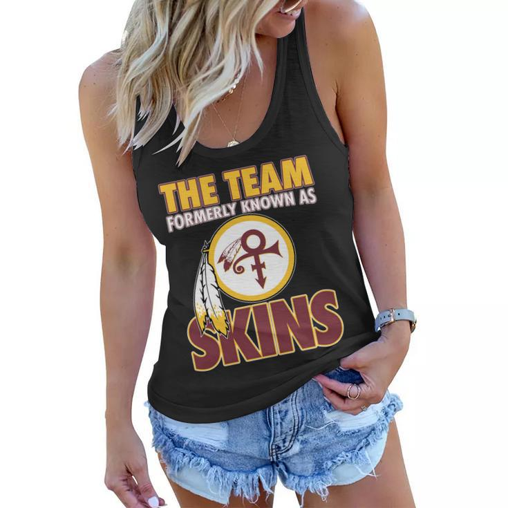 The Team Formerly Known As Skins Washington Football Team Women Flowy Tank