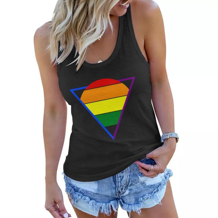 Triangular Lgbt Gay Pride Lesbian Bisexual Ally Quote Women Flowy Tank