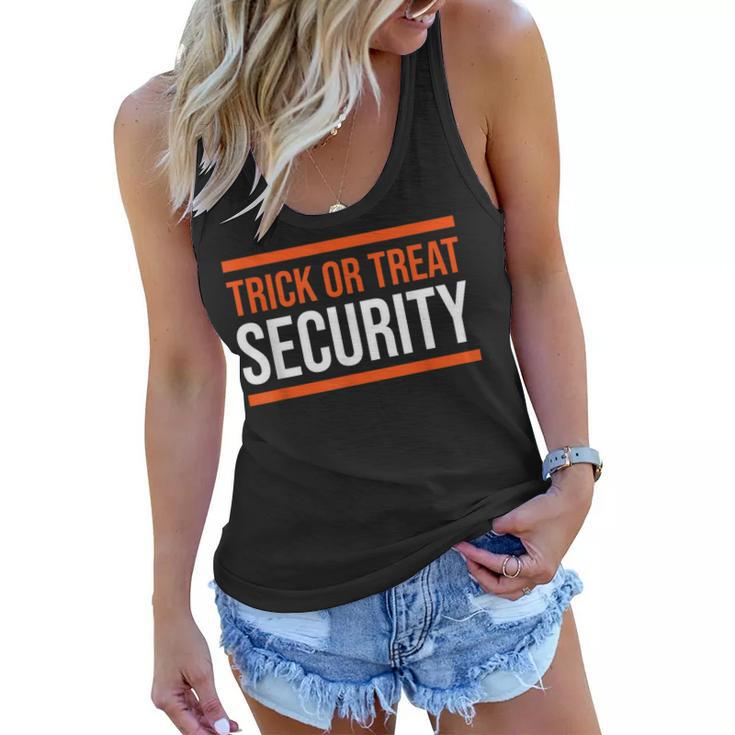 Trick Or Treat Security Funny Dad Halloween T  Women Flowy Tank