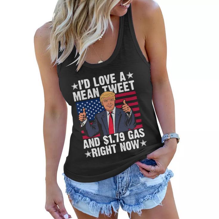 Trump 2024 Mean Tweets 179 Gas Women Flowy Tank