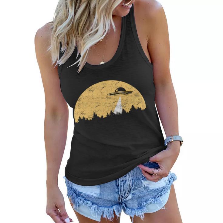 Ufo Moon Wilderness Tshirt Women Flowy Tank