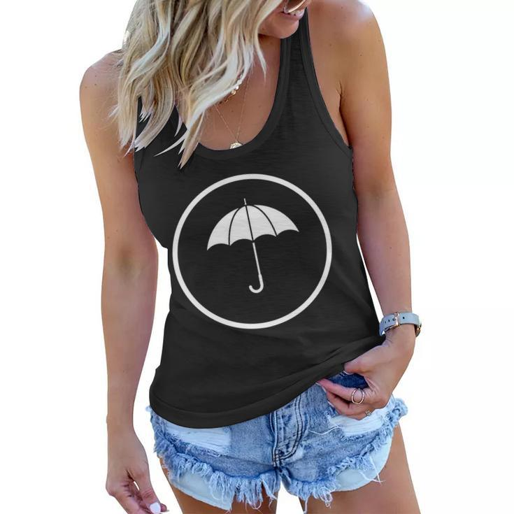 Umbrella Simple Emblem Women Flowy Tank