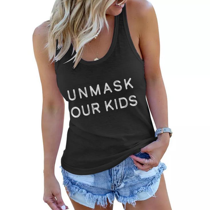 Unmask Our Kids Tshirt Women Flowy Tank