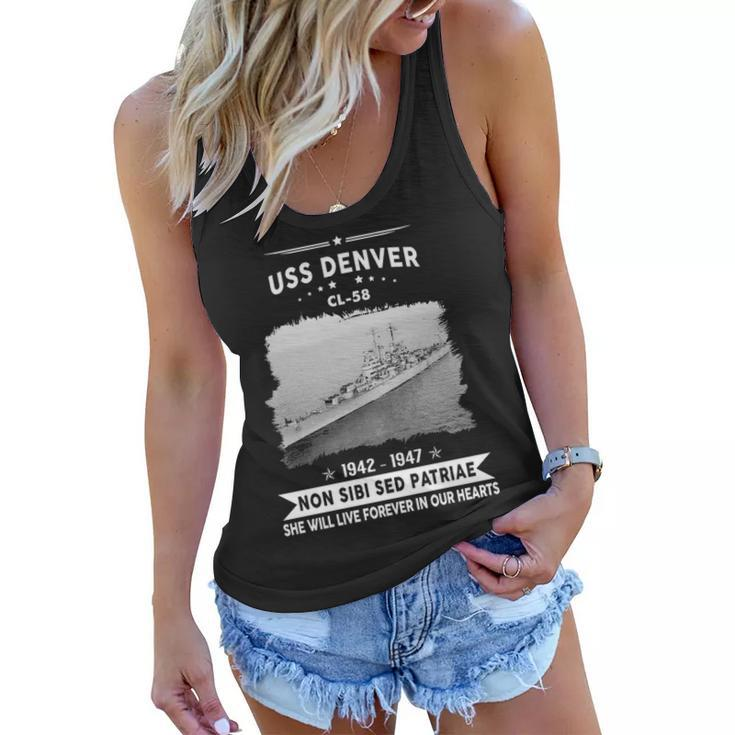 Uss Denver Cl  Women Flowy Tank