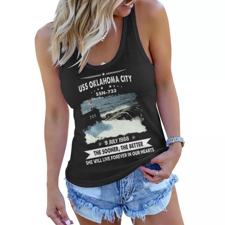 Uss Oklahoma City Ssn  Women Flowy Tank