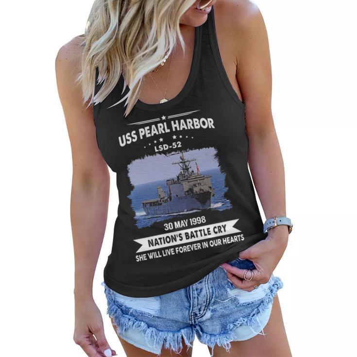 Uss Pearl Harbor Lsd  V2 Women Flowy Tank