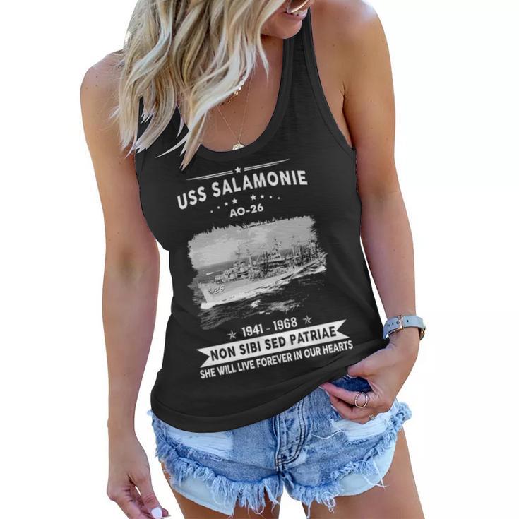 Uss Salamonie Ao  Women Flowy Tank