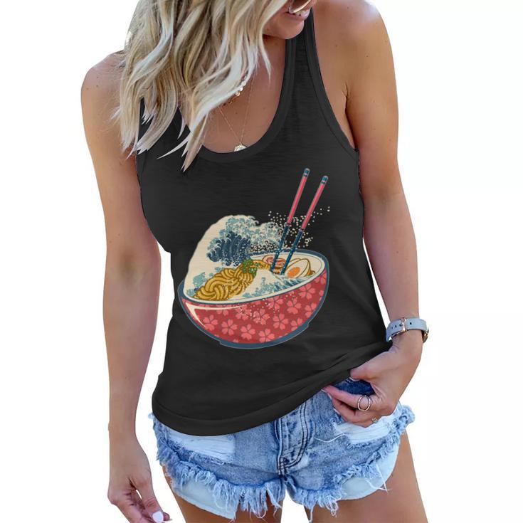 Vintage The Great Ramen Wave Women Flowy Tank