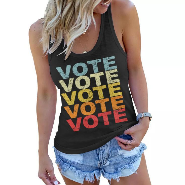 Vote Vote Vote Vote Tshirt V2 Women Flowy Tank