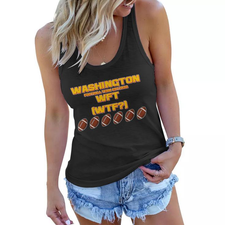 Washington Football Team Est 1932 Wft Wtf Tshirt Women Flowy Tank