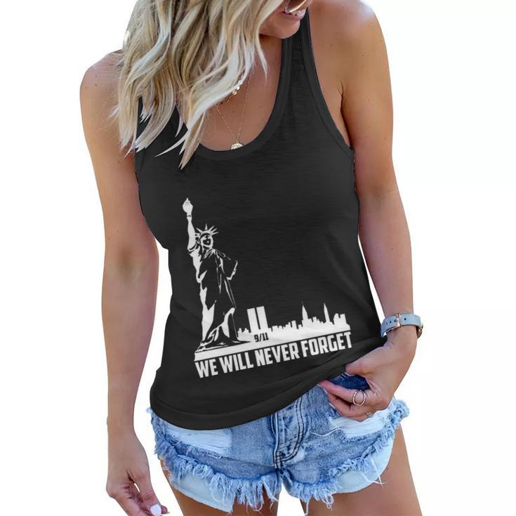 We Will Never Forget Tshirtwe Will Never Forget September 11Th  Graphic Design Printed Casual Daily Basic Women Flowy Tank