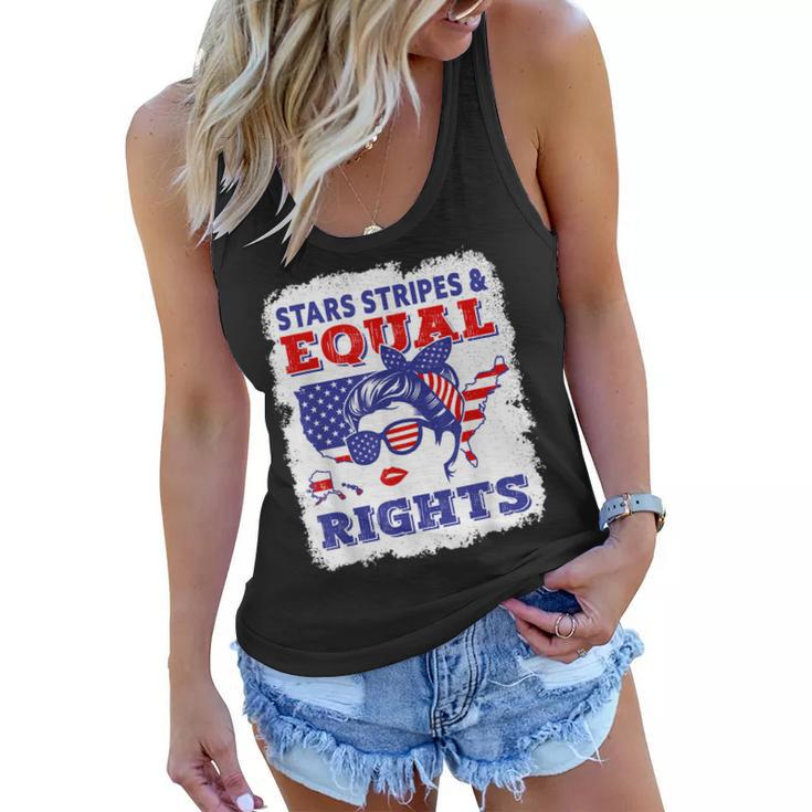 Womens Right Pro Choice Feminist Stars Stripes Equal Rights  Women Flowy Tank
