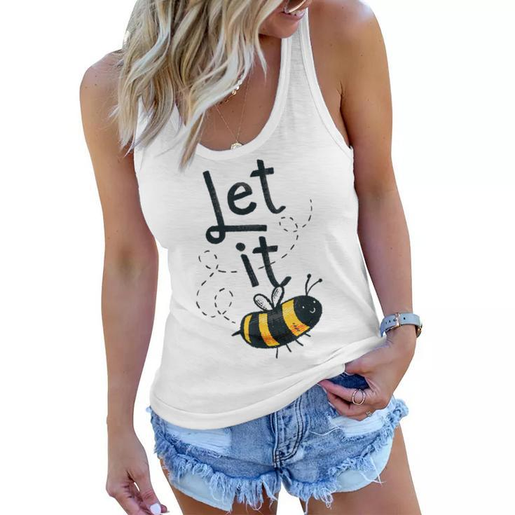 Let It Bee Happy Honey Bee Keeper Costume Mens Womens Kids  Women Flowy Tank