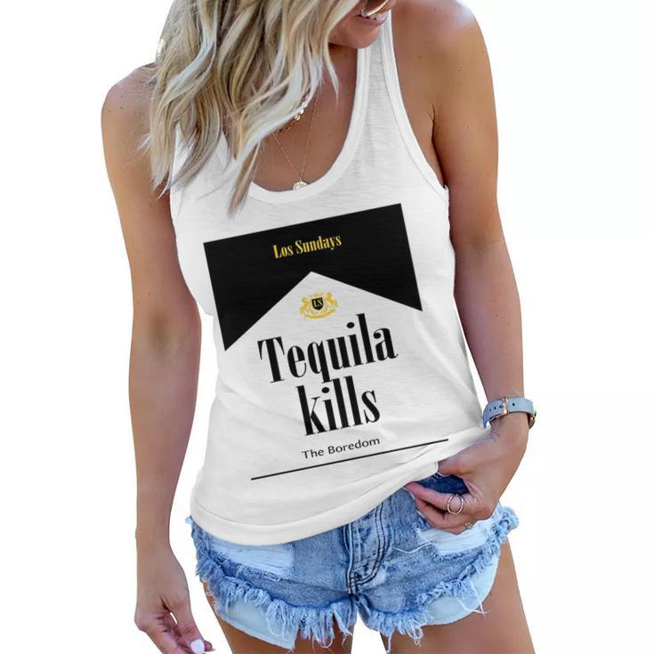 Los Sundays Tequila Kills The Boredom Sunday Club V2 Women Flowy Tank