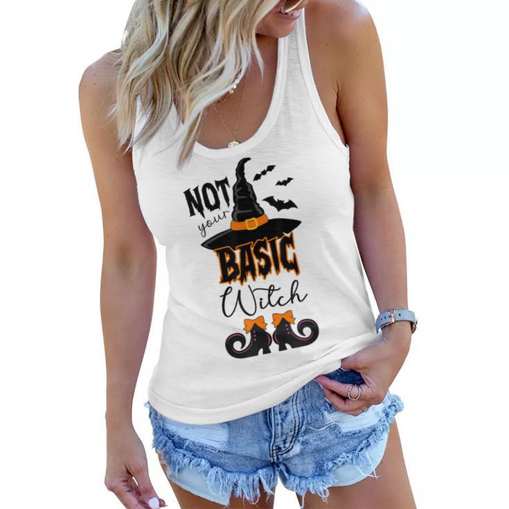 Not Your Basic Witch Halloween Costume Witch Bat  Women Flowy Tank