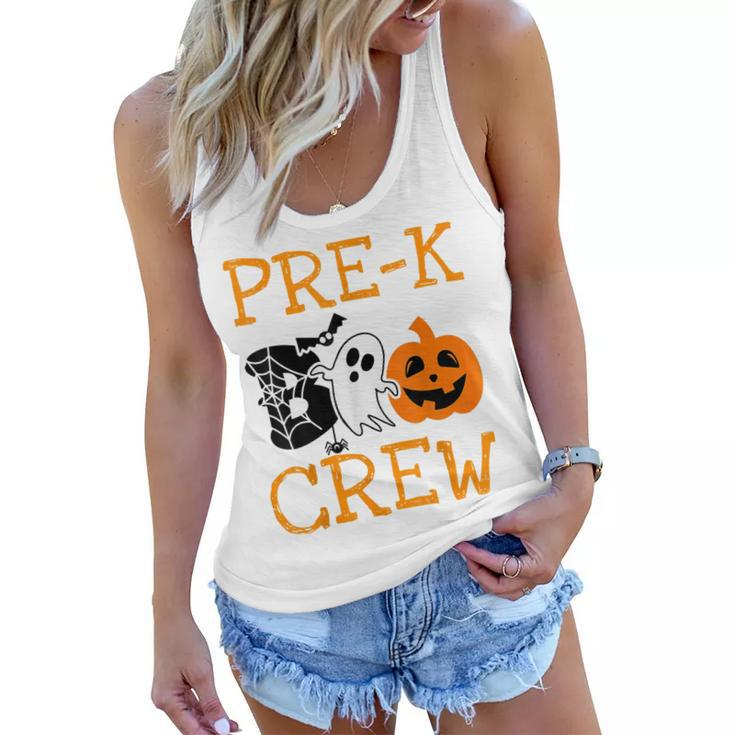Pre-K Boo Crew Vintage Halloween Costumes For Pre-K Teachers  Women Flowy Tank