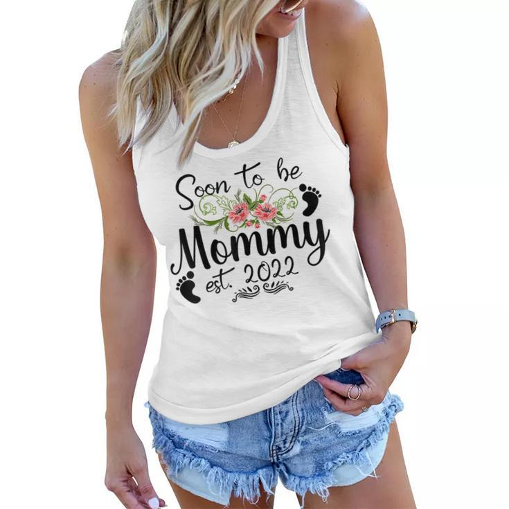 Soon To Be Mommy 2022 Mothers Day First Time Mom Pregnancy  Women Flowy Tank