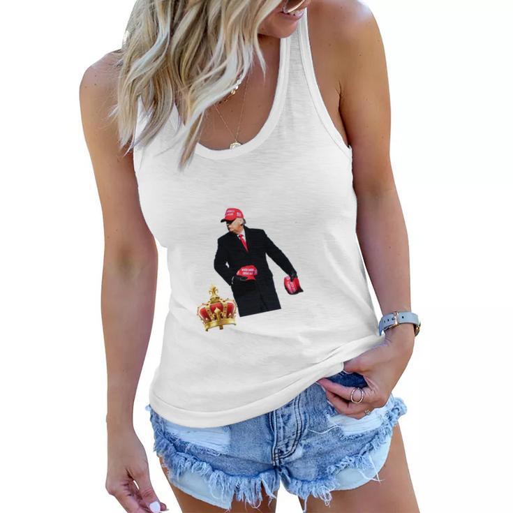 The Great Maga King Trump 2024 Usa Tshirt Women Flowy Tank