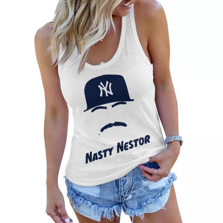 Nasty Nestor Cortes Jr Baseball Legend Women Flowy Tank