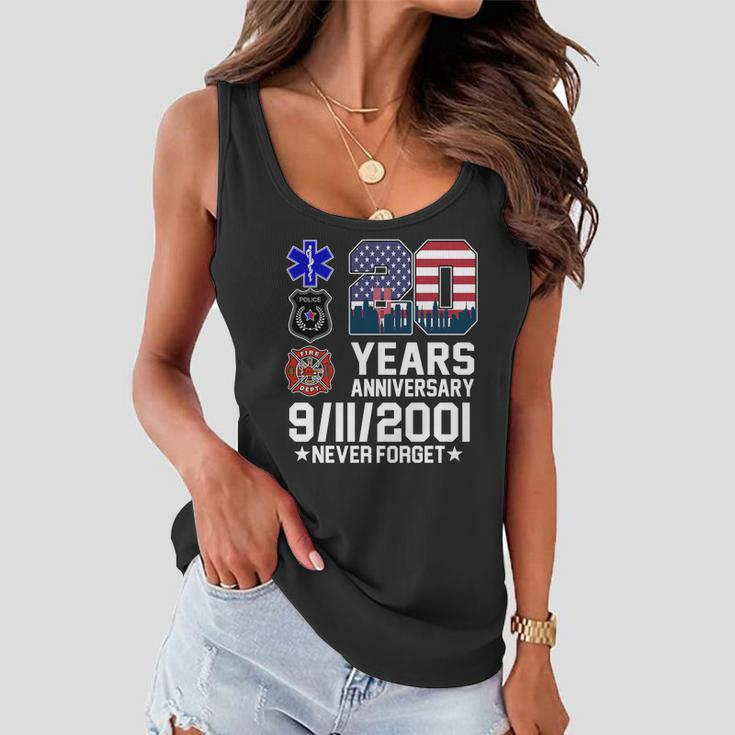 20Th Anniversary 9112001 Never Forget 911 Tshirt Women Flowy Tank