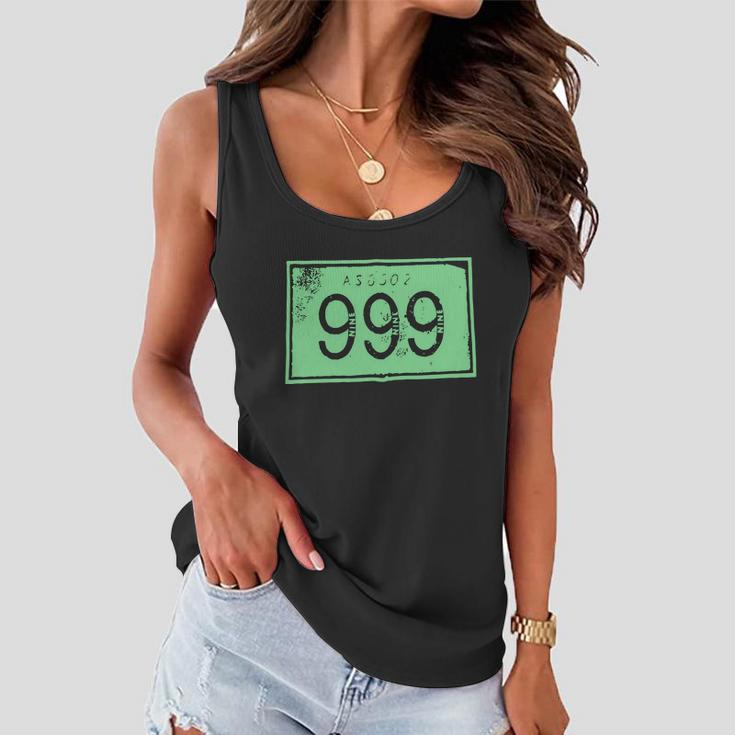 999 Punk Damned Buzzcocks Tshirt Women Flowy Tank