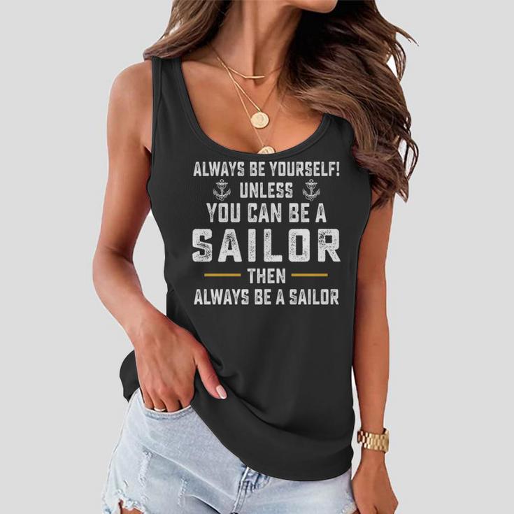 Allways Be A Sailor Women Flowy Tank