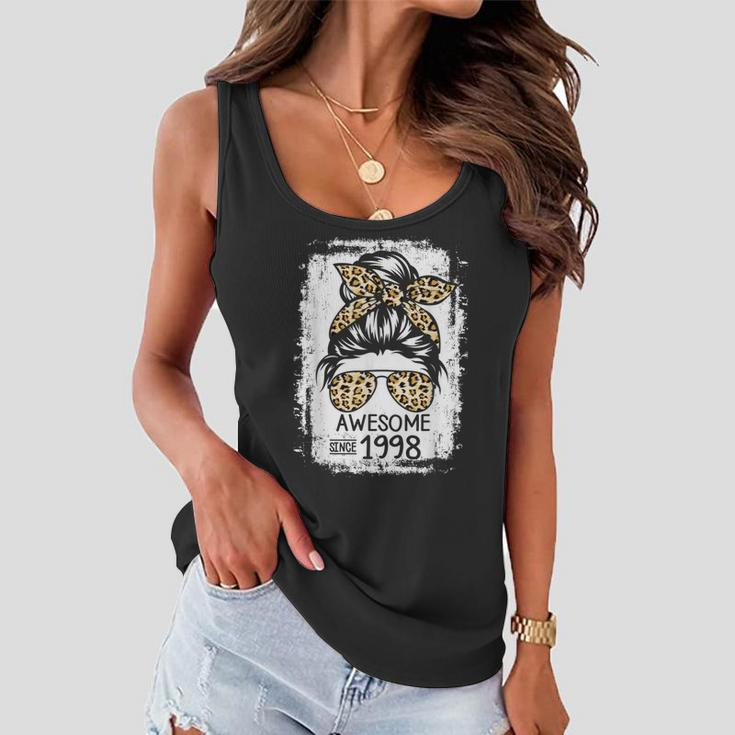 Awesome Since 1998 Vintage 1998 24Th Birthday 24 Years Old Women Flowy Tank
