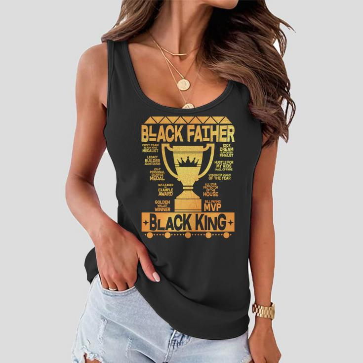 Black Father Black King Tshirt Women Flowy Tank