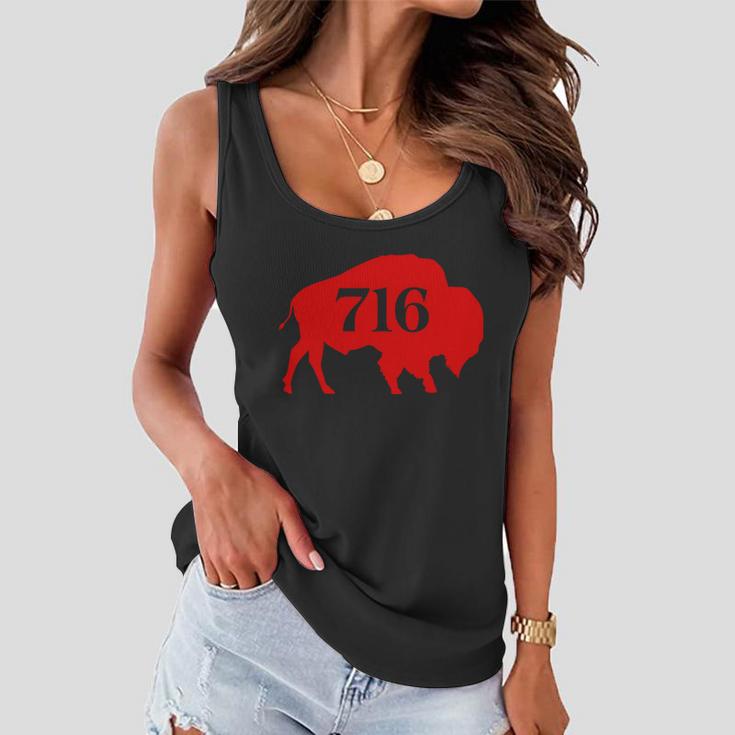 Buffalo 716 New York Football Tshirt Women Flowy Tank