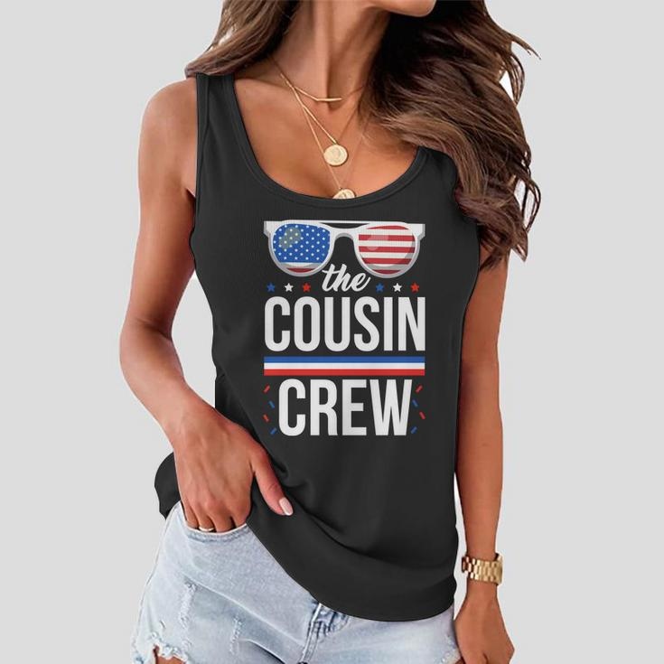 Cousin Crew 4Th Of July Patriotic American Women Flowy Tank