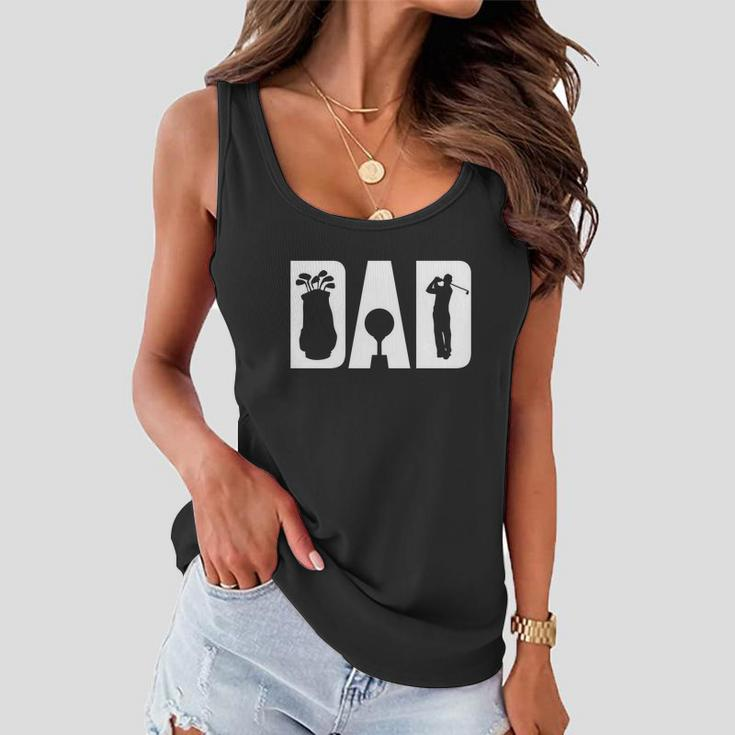 Dad Golf ⛳ Tshirt Women Flowy Tank