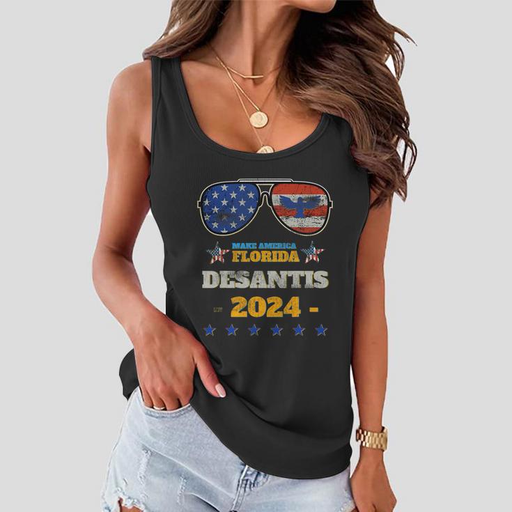 Desantis 2024 Lets Go Brandon 4Th Of July Women Flowy Tank