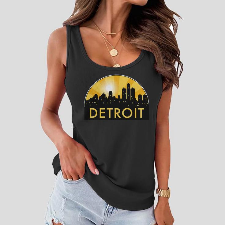 Detroit Record Logo Women Flowy Tank