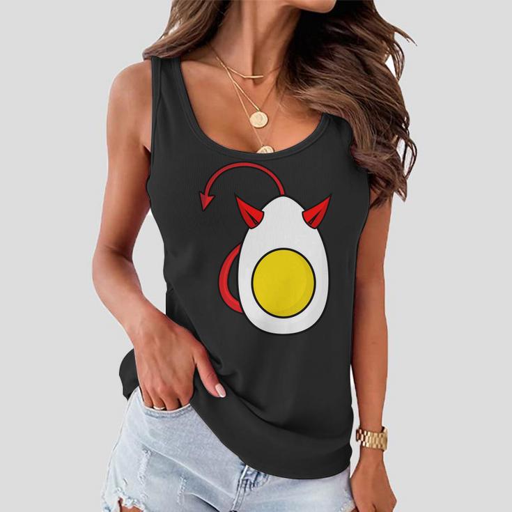 Deviled Egg Funny Halloween Costume Women Flowy Tank