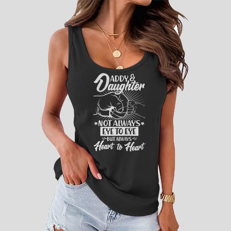 Fathers Day Daddy & Daughter Fist Bump Tshirt Women Flowy Tank