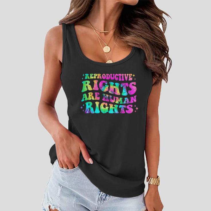 Feminist Aesthetic Reproductive Rights Are Human Rights Women Flowy Tank