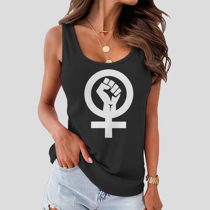 Feminist Womens Rights Feminism Symbol Tshirt Women Flowy Tank
