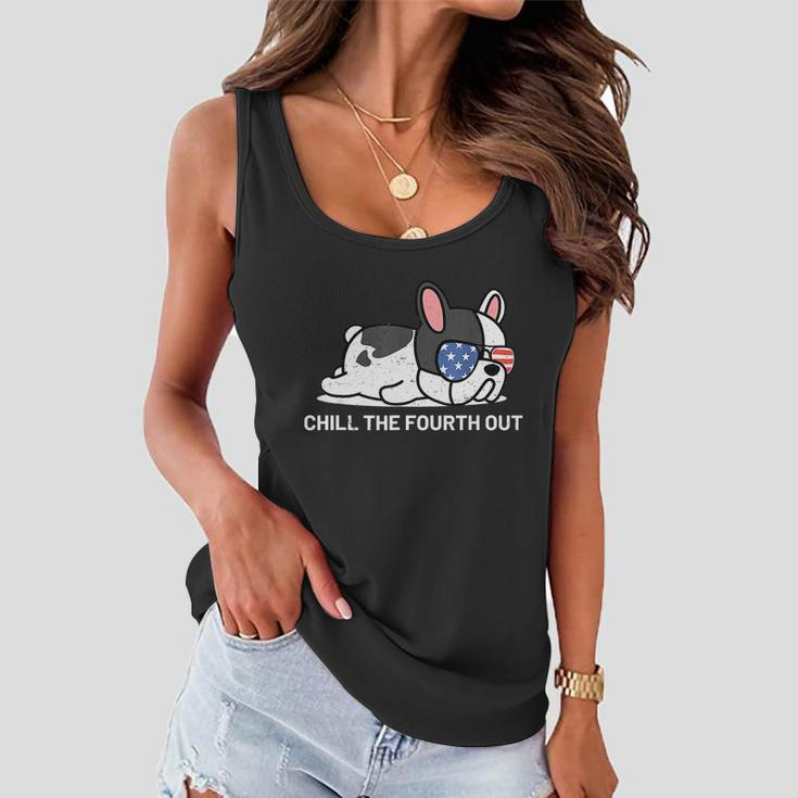 French Bulldog Funny 4Th Of July Gift For Frenchie Lover Women Flowy Tank