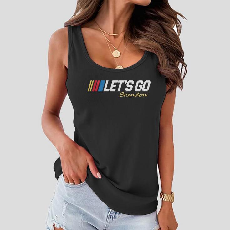 Funny Anti Biden Fjb Lets Goo Brandon Women Flowy Tank