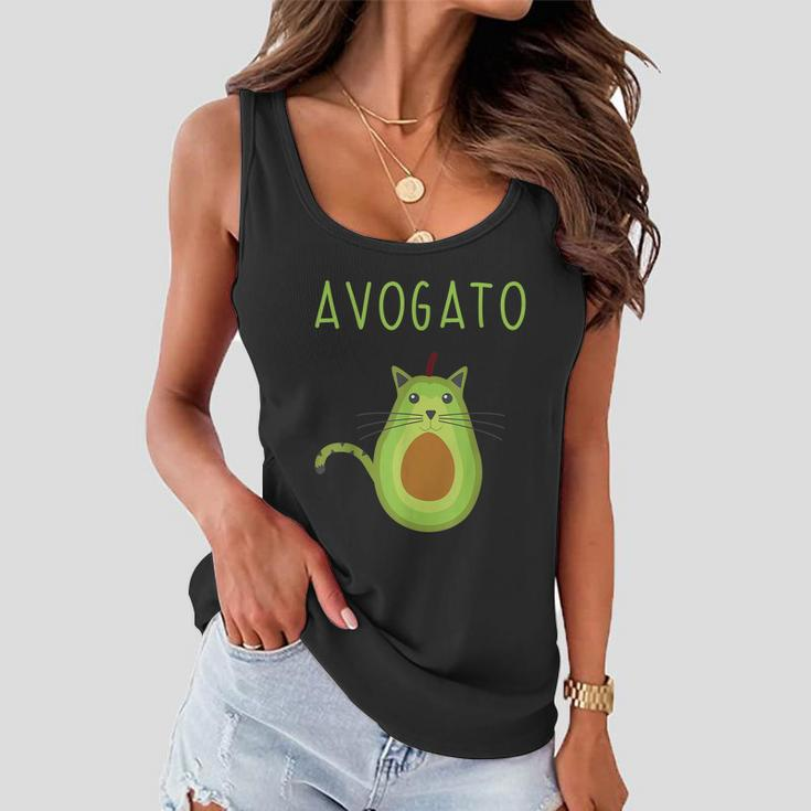 Funny Avogato Cinco De Mayo Gift Cinco De Meow Cat Avocado Gift Women Flowy Tank