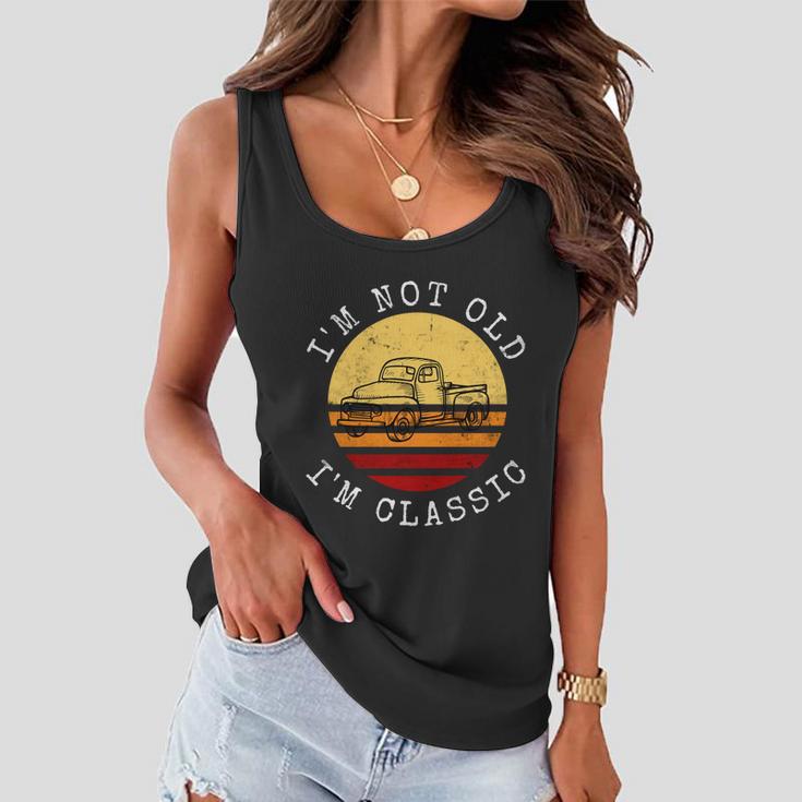 Funny Car Lover Im Not Old Im Classic Retro Birthday Great Gift Women Flowy Tank