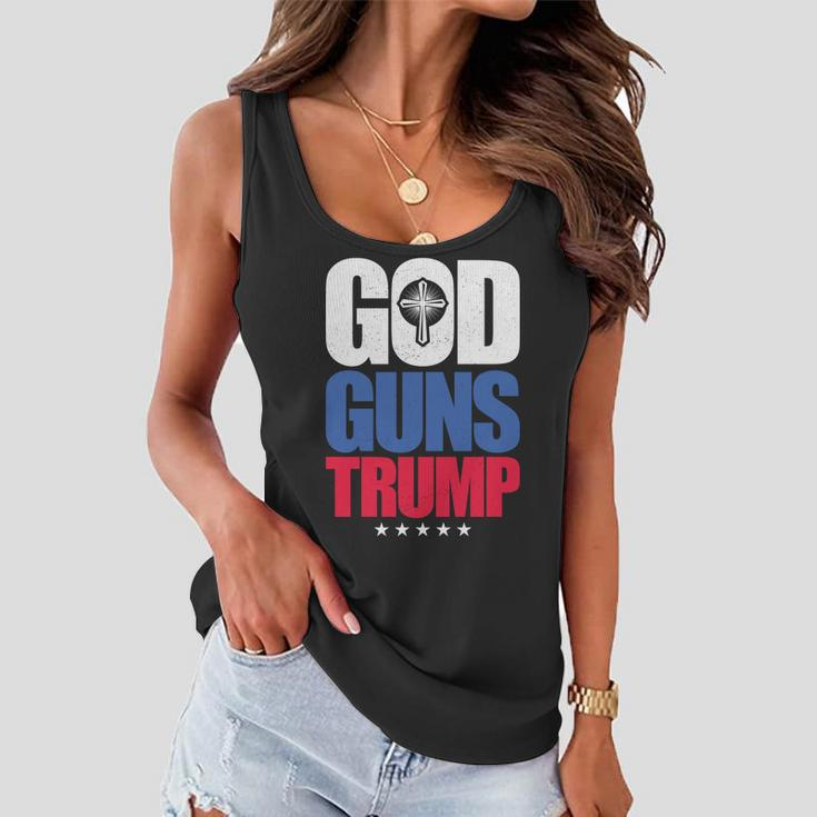 God Guns & Donald Trump V2 Women Flowy Tank