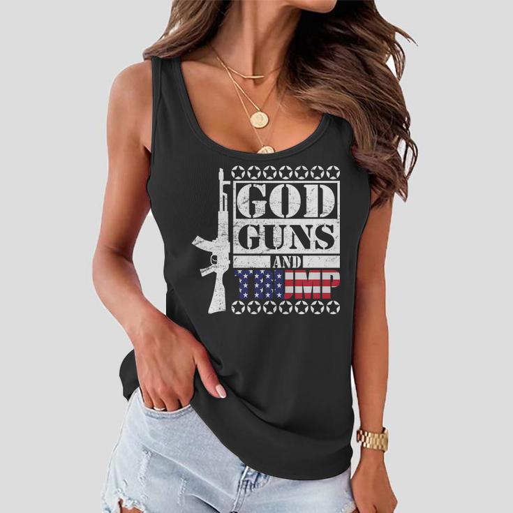 God Guns Trump Tshirt V2 Women Flowy Tank