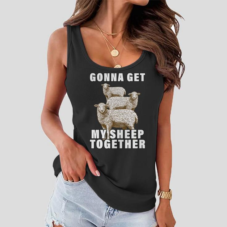 Gonna Get My Sheep Together Women Flowy Tank