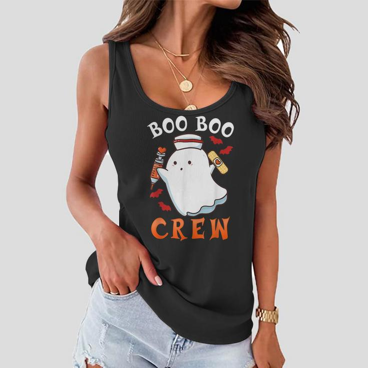 Halloween Nurse Boo Boo Crew Women Flowy Tank